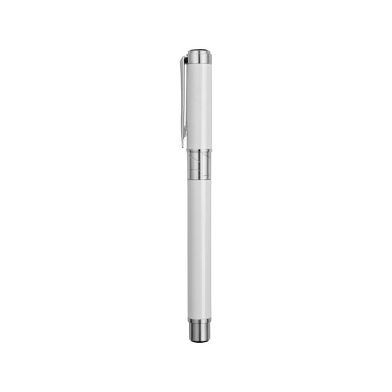 Ручка роллер Waterman Perspective Pure White CT F, белый/серебристый