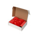 Подарочный набор с пледом, термосом Cozy hygge, красный