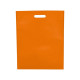 Большая просторная нетканая сумка-тоут для конференций, оранжевый