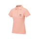 Calgary женская футболка-поло с коротким рукавом, pale blush pink, размер XS