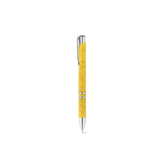 BETA WHEAT Шариковая ручка из волокон пшеничной соломы и ABS, желтый