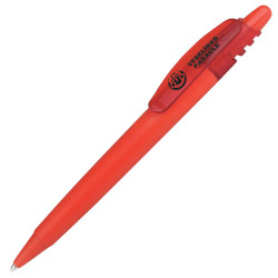 X-8 FROST, ручка шариковая, фростированный красный, пластик, артикул hp-316F/08