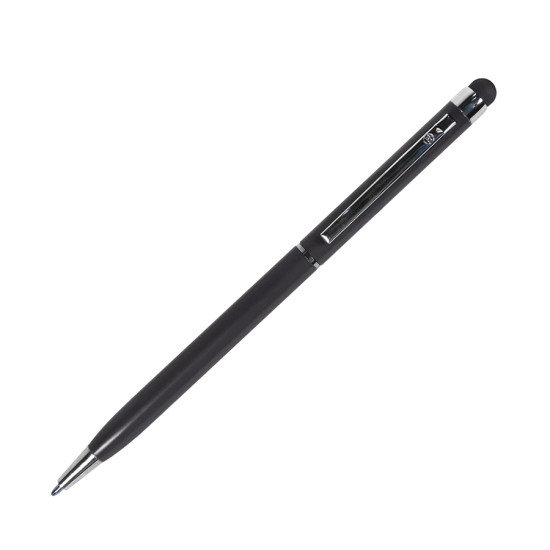 TOUCHWRITER, ручка шариковая со стилусом для сенсорных экранов, черный/хром, металл  