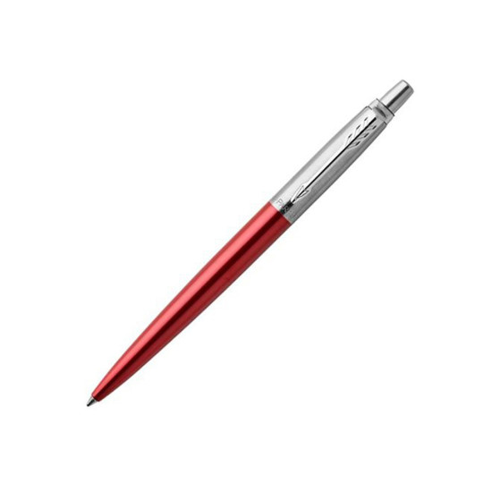 Шариковая ручка Parker Jotter Essential, Kensington Red CT, стержень: M, цвет чернил : blue или blac