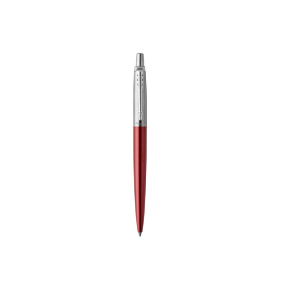 Шариковая ручка Parker Jotter Essential, Kensington Red CT, стержень: M, цвет чернил : blue или blac