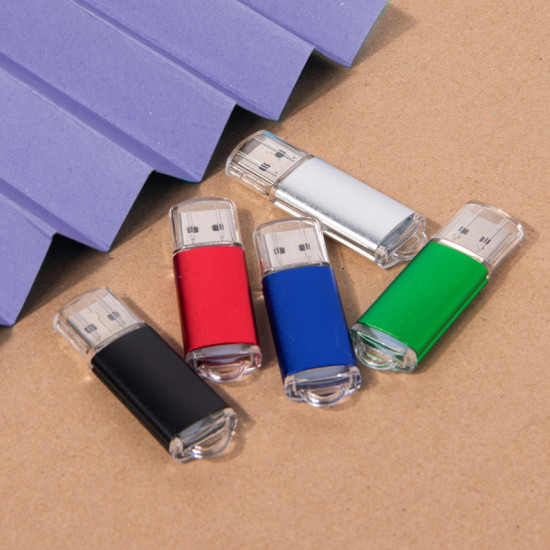 USB flash-карта "Assorti" (8Гб), зеленая, 5,8х1,7х0,8 см, металл