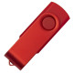 USB flash-карта DOT (16Гб), красный, 5,8х2х1,1см, пластик, металл