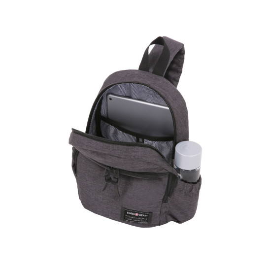 Рюкзак SWISSGEAR 13'', ткань Grey Heather/ полиэстер 600D PU , 25х14х35 см, 12 л, серый