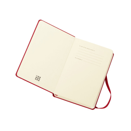 Ежедневник Moleskine Classic (2022), Pocket (9х14), красный, твердая обложка