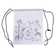 Рюкзак для раскрашивания WIZZY с восковыми мелками (5шт), 25х30см, нетканый материал
