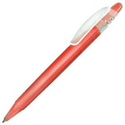 X-8 FROST, ручка шариковая, фростированный красный, пластик, артикул hp-316F/67