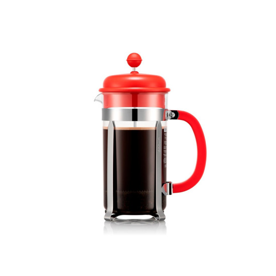 CAFFETTIERA 1L. Coffee maker 1L, красный