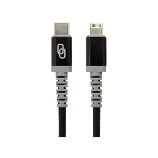 ADAPT MFI-кабель с разъемами USB-C и Lightning , черный
