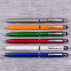 CLICKER TOUCH, ручка шариковая со стилусом для сенсорных экранов, красный/хром, металл