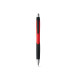CARIBE. Шариковая ручка из ABS с противоскользящим покрытием, Красный