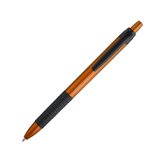 CURL. Шариковая ручка с металлической отделкой, Оранжевый
