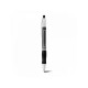 SLIM BK. Шариковая ручка с противоскользящим покрытием, Белый