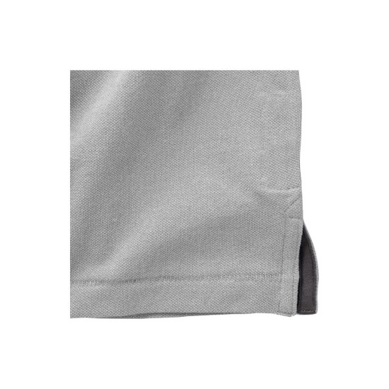 Calgary мужская футболка-поло с коротким рукавом, серый меланж