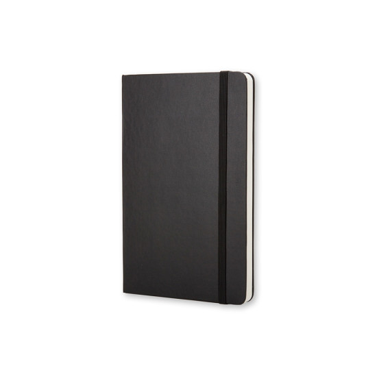 Записная книжка Moleskine Classic (нелинованный) в твердой обложке, Pocket (9x14см), черный