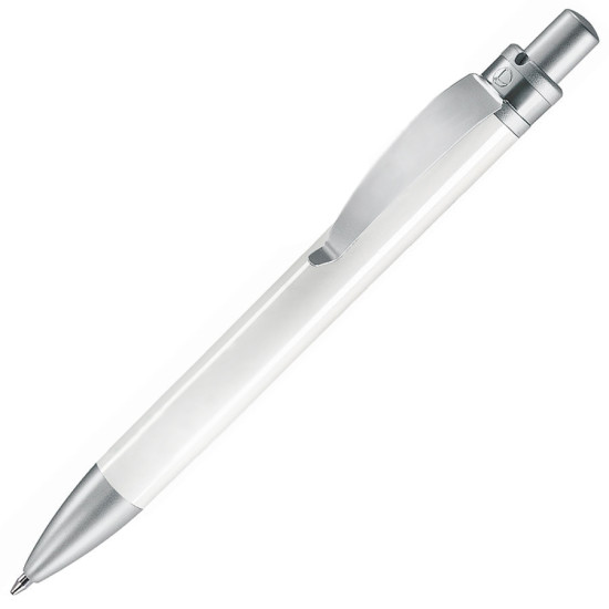 FUTURA, ручка шариковая, белый/хром, пластик/металл
