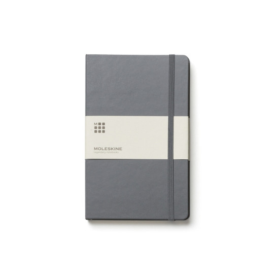 Записная книжка Moleskine Classic (в линейку) в твердой обложке, Pocket (9x14см), серый