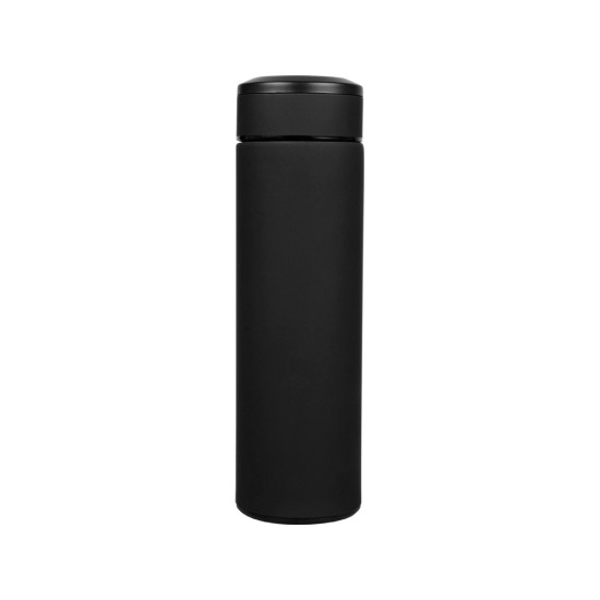 Термос Confident с покрытием soft-touch 420мл, черный (P)