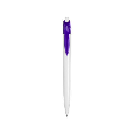 Ручка шариковая Какаду, белый/фиолетовый (P)