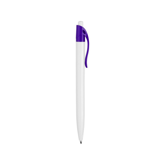 Ручка шариковая Какаду, белый/фиолетовый (P)